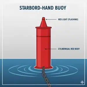 Starboard hand buoys 